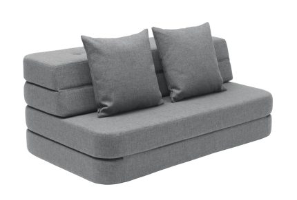 By KlipKlap 3 Fold Sofa - Blue Grey/Grey